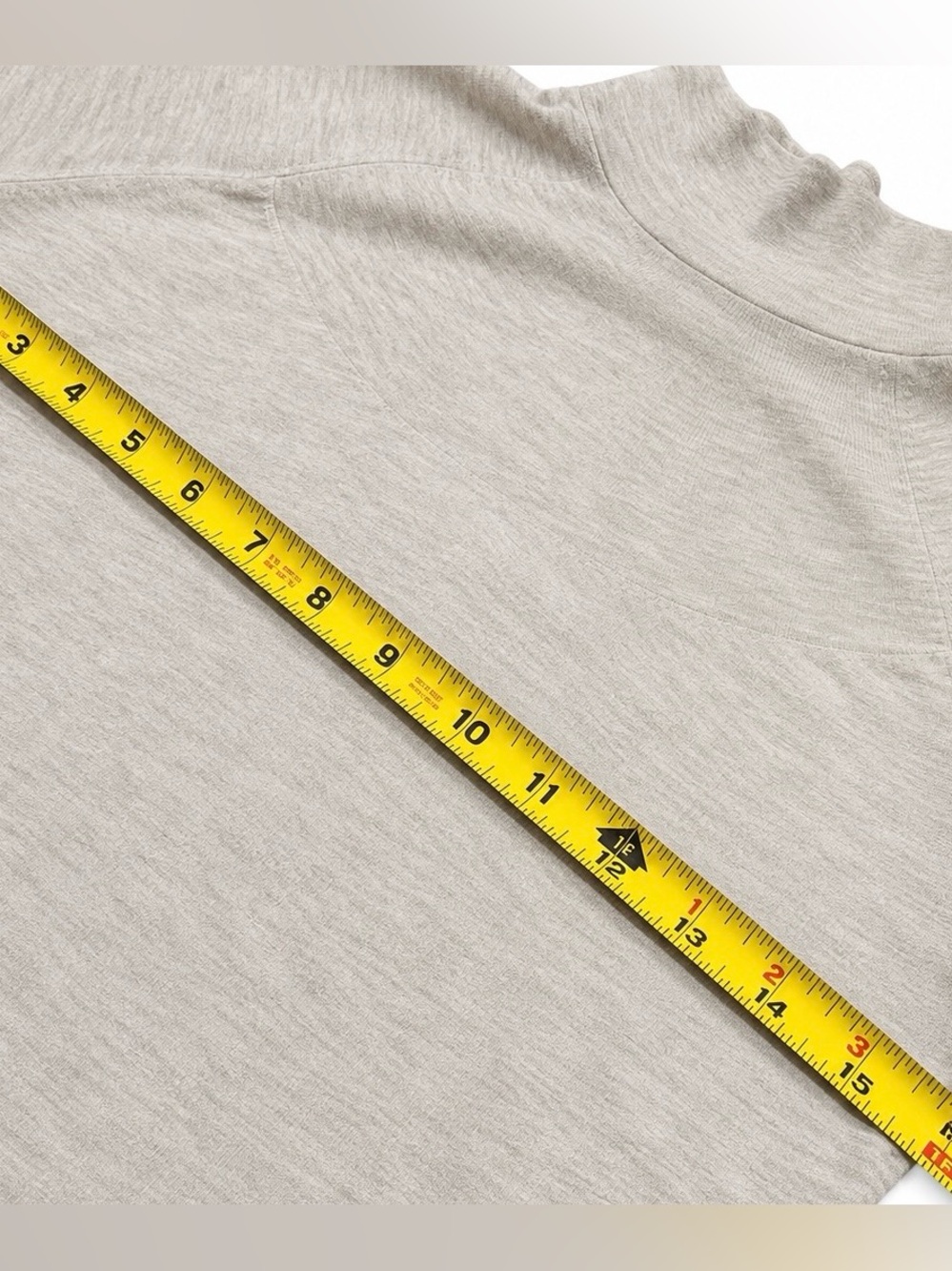 Vince Wool Cashmere Blend Mock Neck Sweater – XS – Oatmeal Heather - Picture 6 of 6